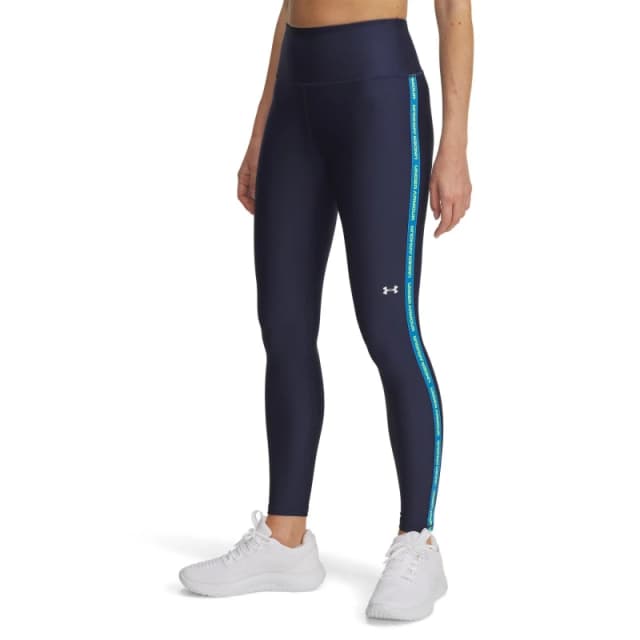 Under Armour Womens Tech Tape Performance Gym Leggings Washed Navy female 10 (S)