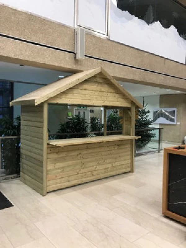 Churnet Valley Garden Furniture Ltd 3M X 1.2M Indoor Chalet - Timber - L120 X W300 X H300 Cm - Minimal Assembly Required