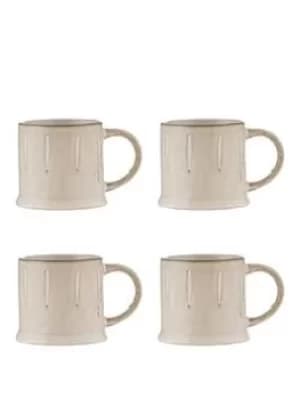 Mason Cash Originals Reactive Mugs In Cream - Set Of 4