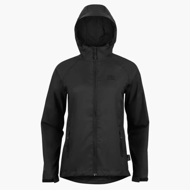 Womens waterproof jacket Highlander Stow & Go Noir Female M