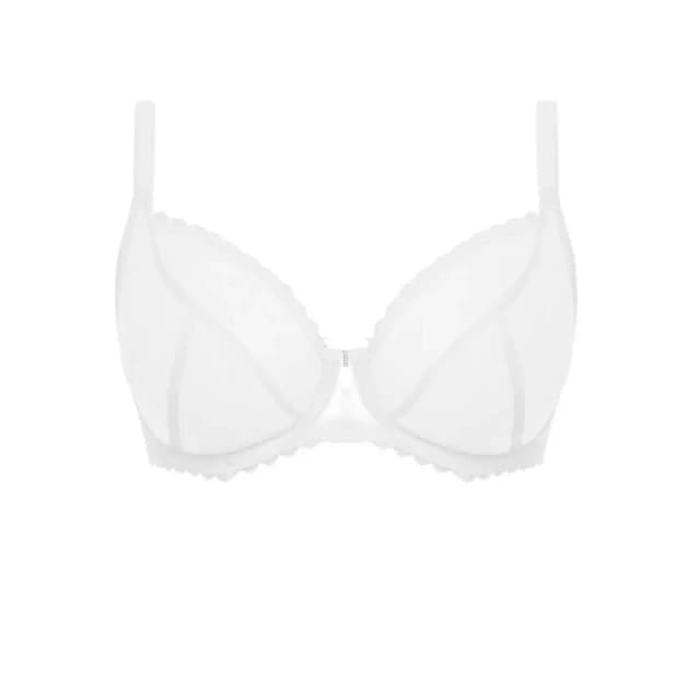 Freya Womens underwired plunge bra Freya Signature Blanc Female 95G