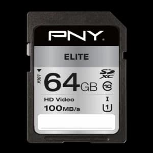 PNY High Elite 64GB SDXC Memory Card