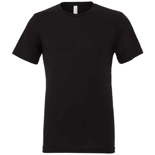 Bella + Canvas Mens Tri-Blend T-Shirt in Black Size: XS Black Male XS