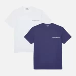 Emporio Armani Core Two-Pack Stretch-Cotton Jersey T-Shirts - M