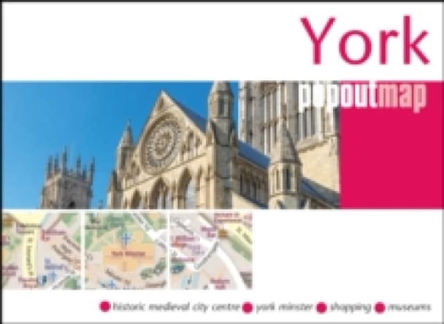 York PopOut Map : Pocket size, pop up city map of York Sheet map, folded
