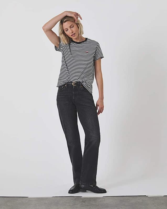 Levis Levis 501 Curve - 32 Leg" Washed Black - Levis - Size: 31/32 / UK 16 Washed Black Female 31/32 / UK 16 ZD38511