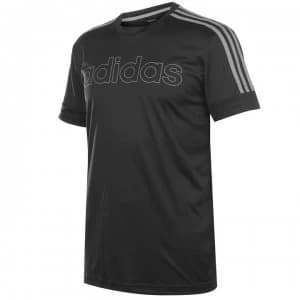 adidas Mens Sereno Graphic T-Shirt - Black/Grey