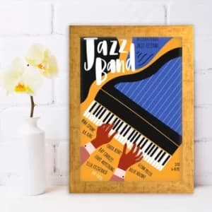 AC10241952284 Multicolor Decorative Framed MDF Painting