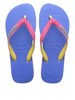 Havaianas Top Mix Flip Flop Sandal, Blue, Size 3-4 Older