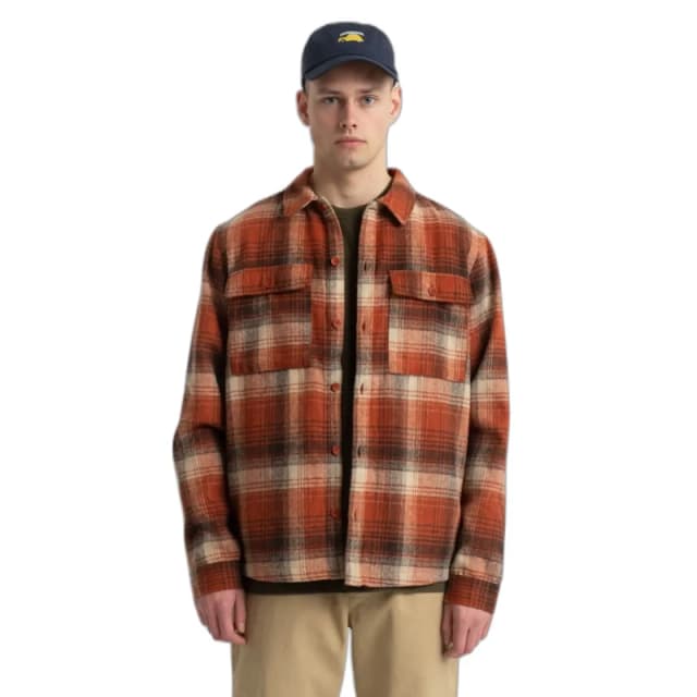 Revolution Shirt Revolution Lined Orange Male S