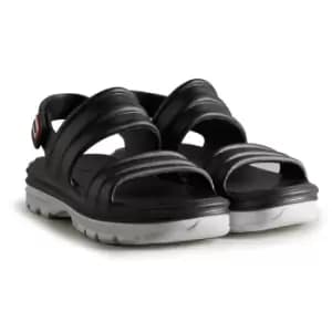Hunter Womens Bloom Algae Foam Sandals Black/White 5