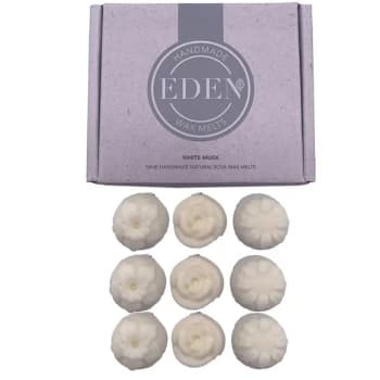 Set of 9 Handmade Soya Wax Melts - Eden White Musk