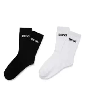 Boss Boys 2 Pack Logo Socks - Black