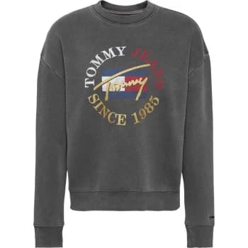 Tommy Jeans Vintage Bronze Crew Sweatshirt - Black