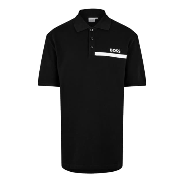 Boss Logo Polo Infants - Black One Size