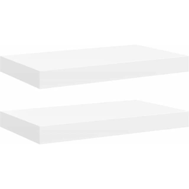 VIDAXL Floating Wall Shelves 2 pcs White 40x23x3.8cm MDF vidaXL 8720286074374