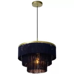 Lucide EXTRAVAGANZA FRILLS - Pendant Light - Ø40cm - 1xE27 - Matt Gold, Brass