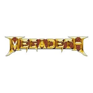 Megadeth - Gold Logo Pin Badge
