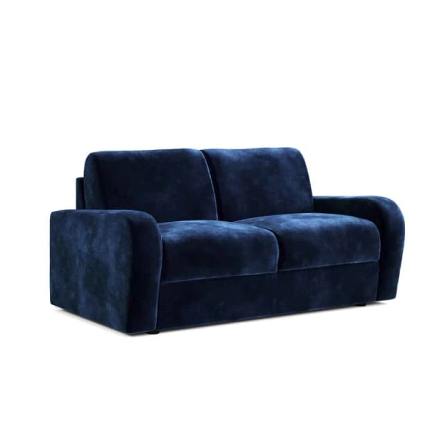 Jay-Be Deco Sofa Bed With E-sprung™ Mattress - Two Seater - Luxe Velvet Royal, Blue A5152179