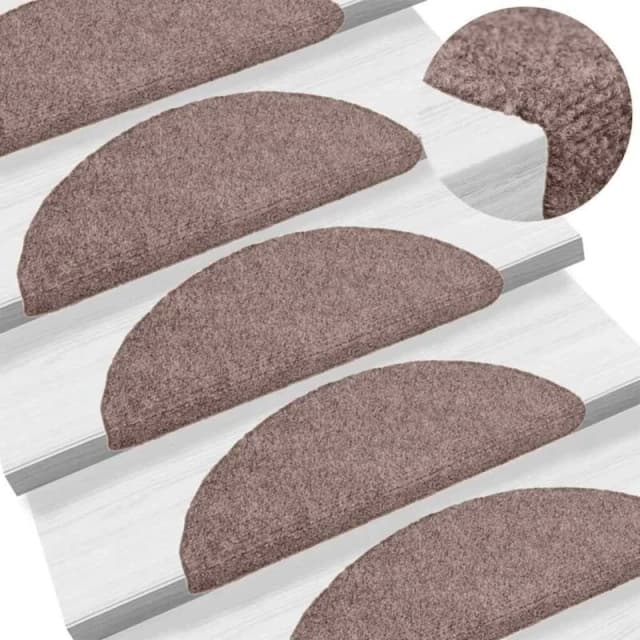 VIDAXL Vidaxl - Self-adhesive Stair Mats 10 pcs Cream 56x17x3cm Needle Punch 8720286327814
