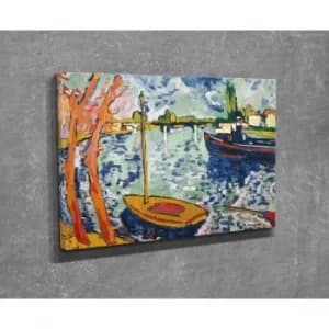 DC302 Multicolor Decorative Canvas Painting