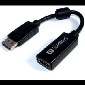 Sandberg DisplayPort Male to Female HDMI Converter cable Black, 5 Year Warranty