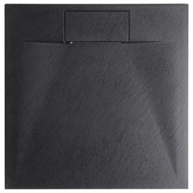 Beliani Shower Tray Azzurro 800 X 800 X 30 mm Black