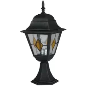 Fan Europe PISA Outdoor Pedestal Light Black, Gold, IP44 18.5x44.6cm