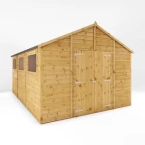 Mercia 15ft x 10ft Premium Shiplap Modular Workshop Shed