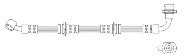 K&K FT0071 Brake Hose Banjo Brake Hose (83)