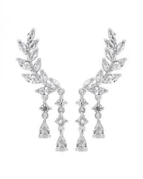 Jon Richard Silver Ear Climber Earring