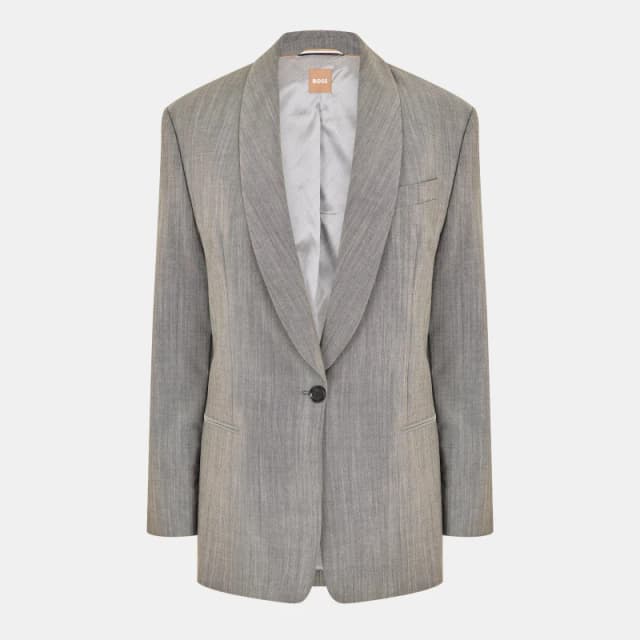 Boss Womens Jigago Formal Jacket Silver female 4 (XXS)