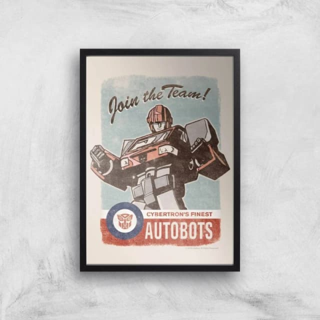 Transformers Join The Team Art Print - A2 - Print Only