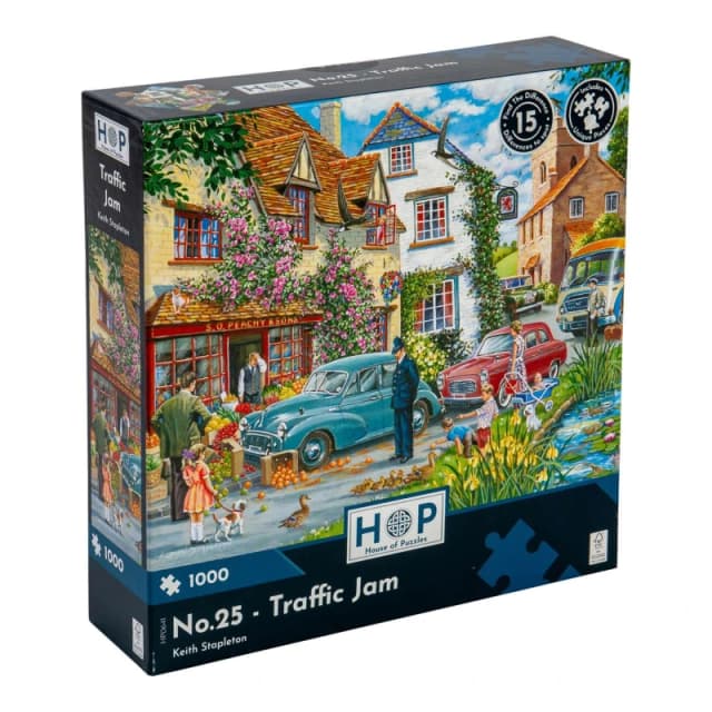 The House Of Puzzles No. 25 - Traffic Jam, 1000 Piece Jigsaw Puzzle Multi unisex