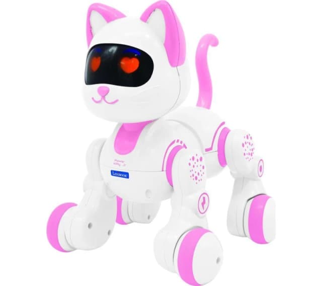 LEXIBOOK Power Kitty Robot Cat - White & Pink,White 3380743105444