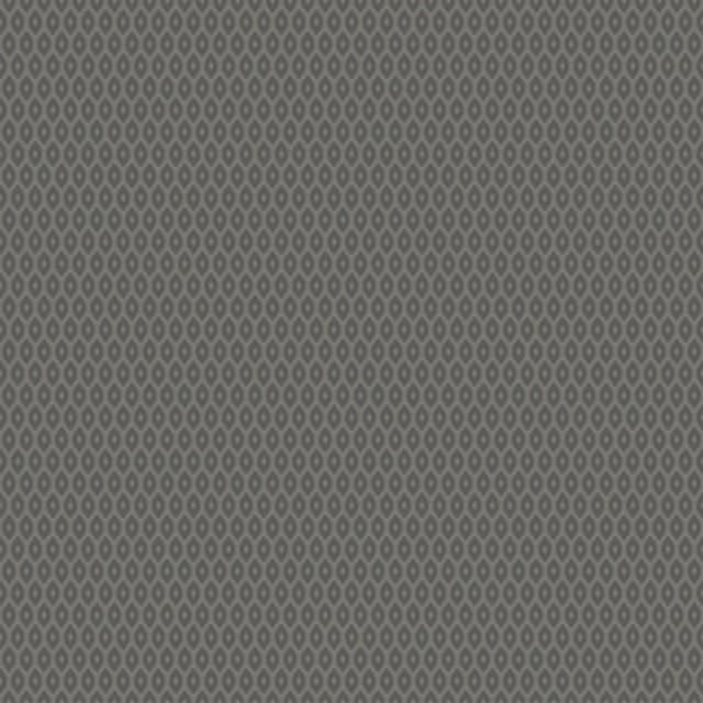 Hoopla Walls Tiny Ogee - Charcoal 10M Wallpaper