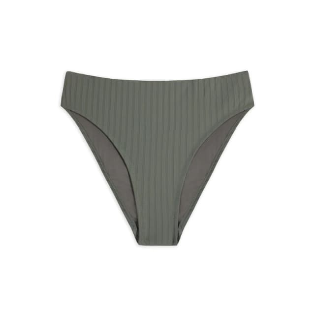 Chelsea Peers Womens ChelsP Heavyweight High Waisted Bikini Bottoms Rib female 12 (M)