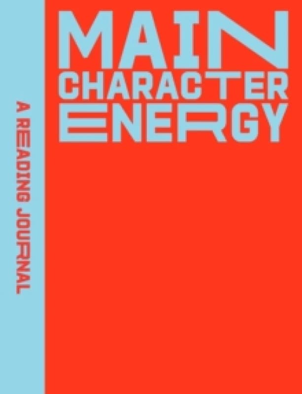 A Reading Journal: Main Character Energy : All about characters reading journal, Book review log, Track your reading progress, A5 Reading Log Notebook