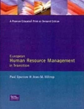 European Human Resource Management in Transition by Paul Sparrow Book
