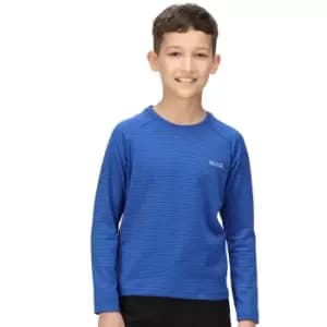 Regatta Boys Samley Wicking Quick Dry Long Sleeve T Shirt 3-4 Years - Chest 55-57cm (Height 98-104cm)