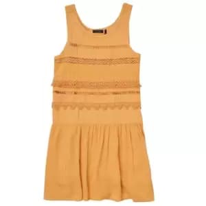 Ikks XS31012-74-J Girls Childrens dress in Orange - Sizes 10 years,12 years,14 years