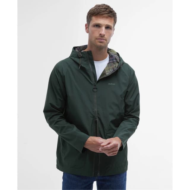 Barbour Hooded Domus Waterproof Jacket Sage XXL