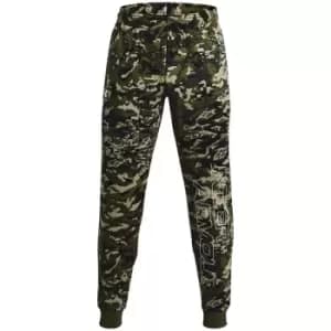 Under Armour Rival Fleece Camo Jogging Pants Mens - Green