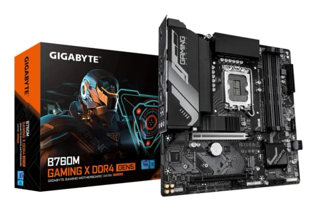 Gigabyte Gigabyte B760M GAMING X DDR4 GEN5 Motherboard - Supports 14th Gen. Intel Core CPUs, 8+1+1 phases VRM, up to 3200MHz DDR4, 2xPCIe 4.0 M.2, 2.5