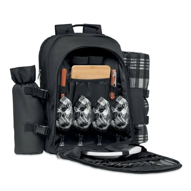 Treat Republic Family Picnic Set Backpack Black unisex Standard