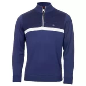 Calvin Klein Golf Zip Sweater - Blue