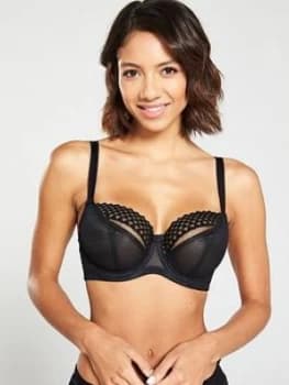 Cleo By Panache Asher Balconette Bra - Black