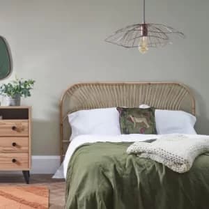 Rhea Copper Pendant Ceiling Light with Copper Wire Shade