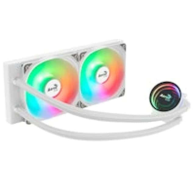 Aerocool Oasis L240 ARGB White All In One CPU Cooler - 240mm
