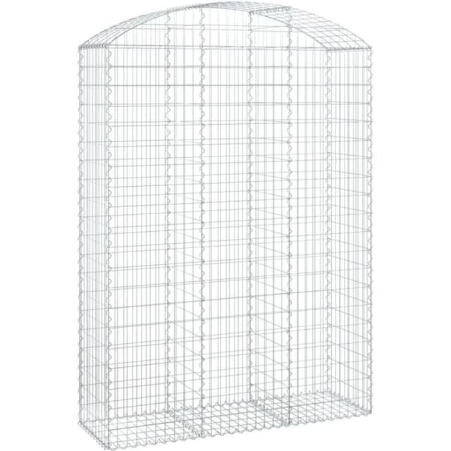 VIDAXL Vidaxl - Arched Gabion Basket 150x50x200/220cm Galvanised Iron 8720845651237